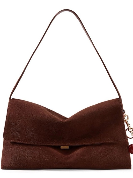 The Unbranded Brand Handbags - Faux Suede Slouchy Handbag